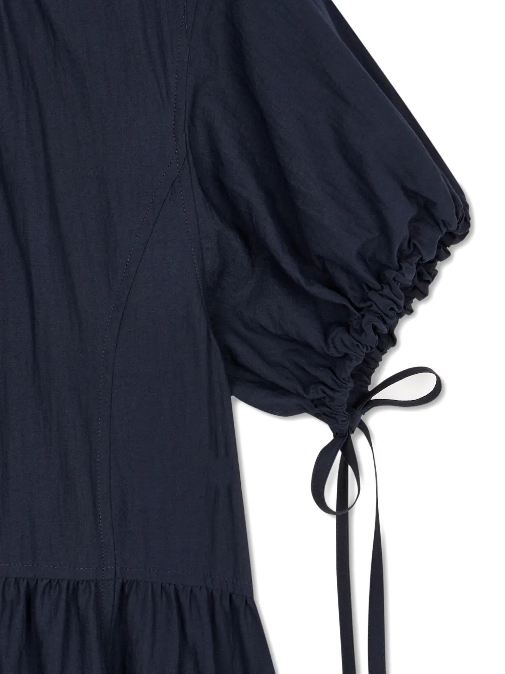 STUDIO TOMBOY Gelaagde jurk met lint Blauw