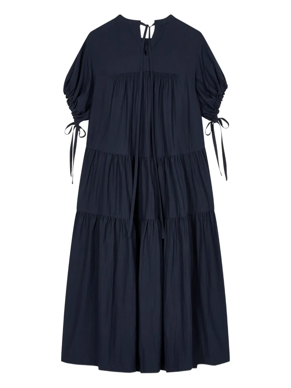 STUDIO TOMBOY Gelaagde jurk met lint Blauw