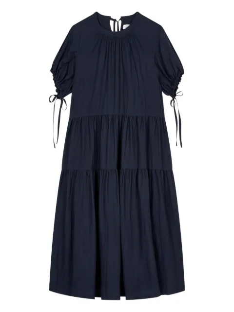 STUDIO TOMBOY ribbon-detailed tiered dress