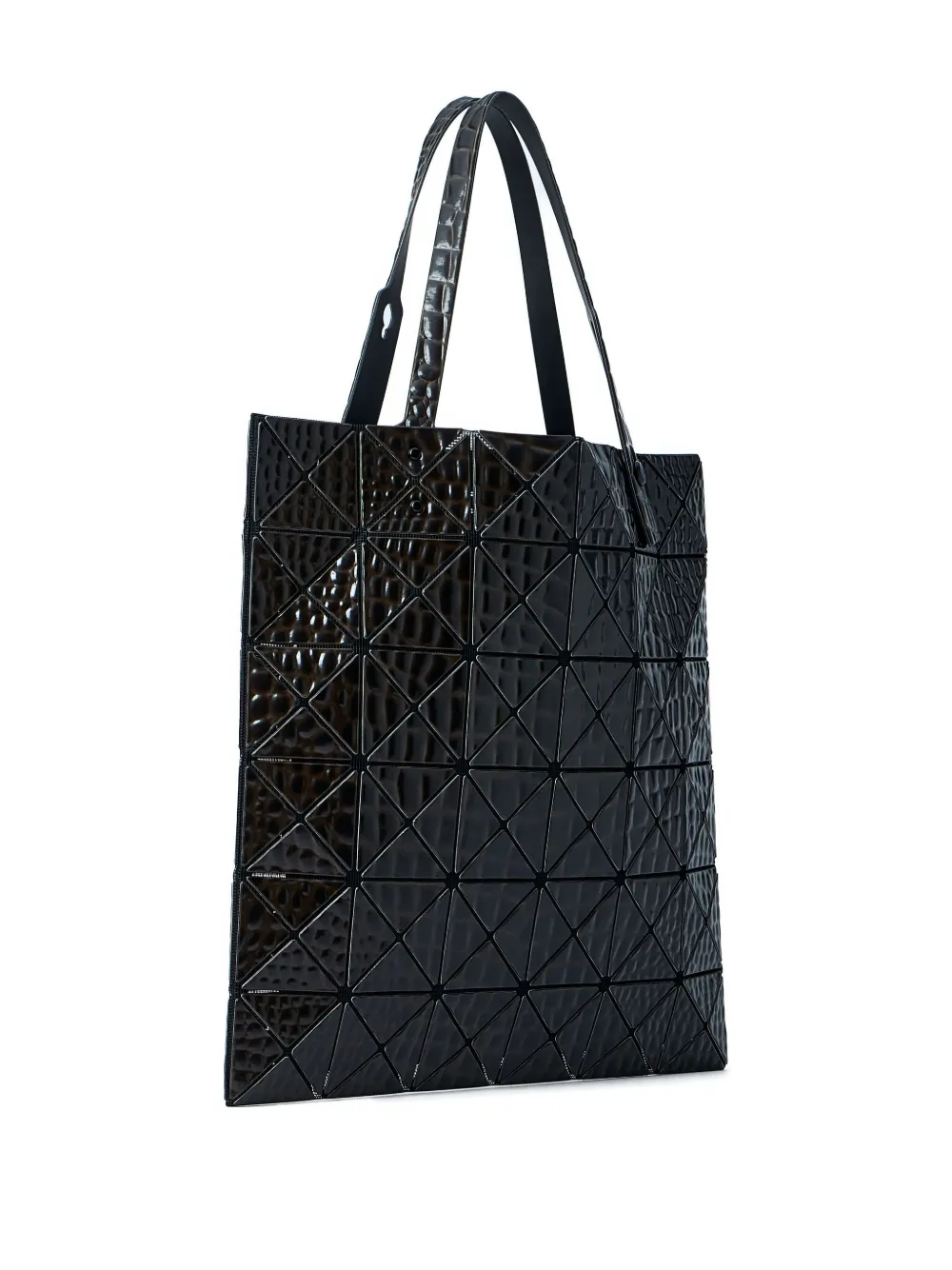 Bao Issey Miyake Kaiju triangular-tile tote bag Zwart