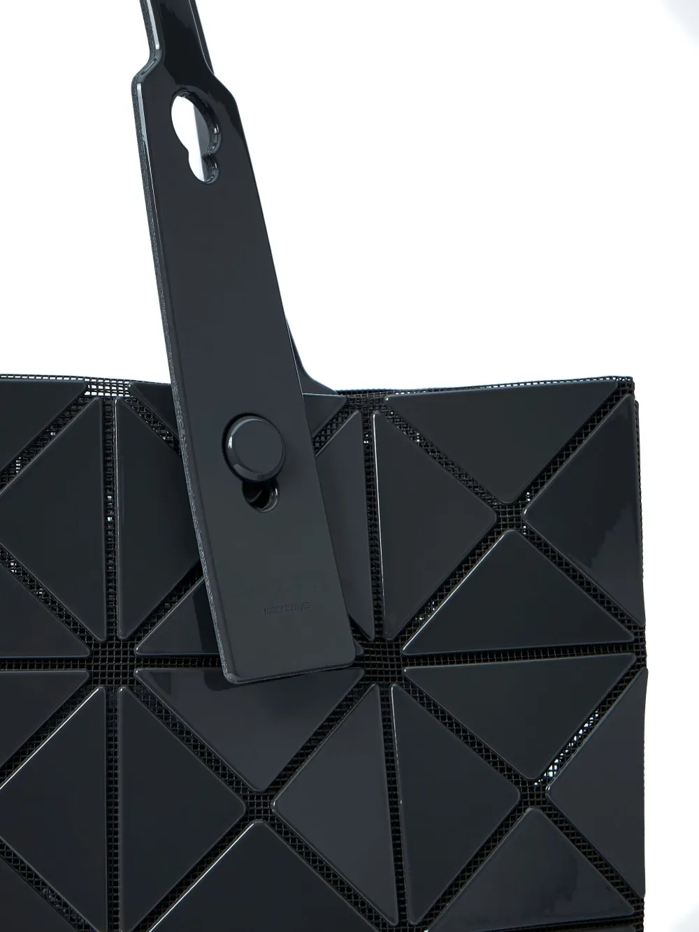 Bao Issey Miyake Lucent triangular-tile tote bag Grijs