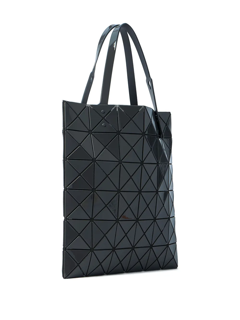 Bao Issey Miyake Lucent triangular-tile tote bag Grijs