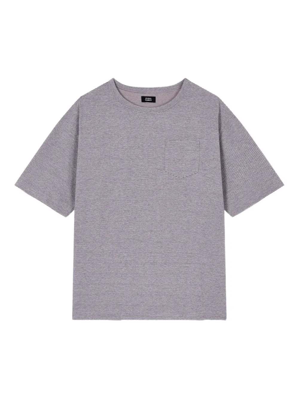 STUDIO TOMBOY drawstring pocket t-shirt | Grey | Image 1