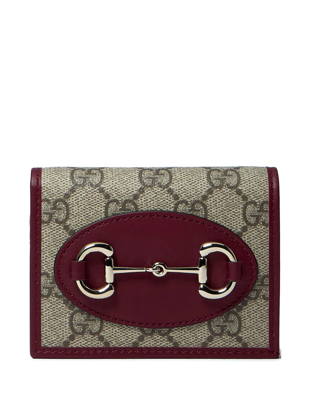 Gucci Horsebit 1955 GG pasjeshouder Beige