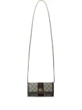 Gucci GG canvas chain wallet - Brown