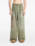 KAPITAL Fatigue trousers - Green