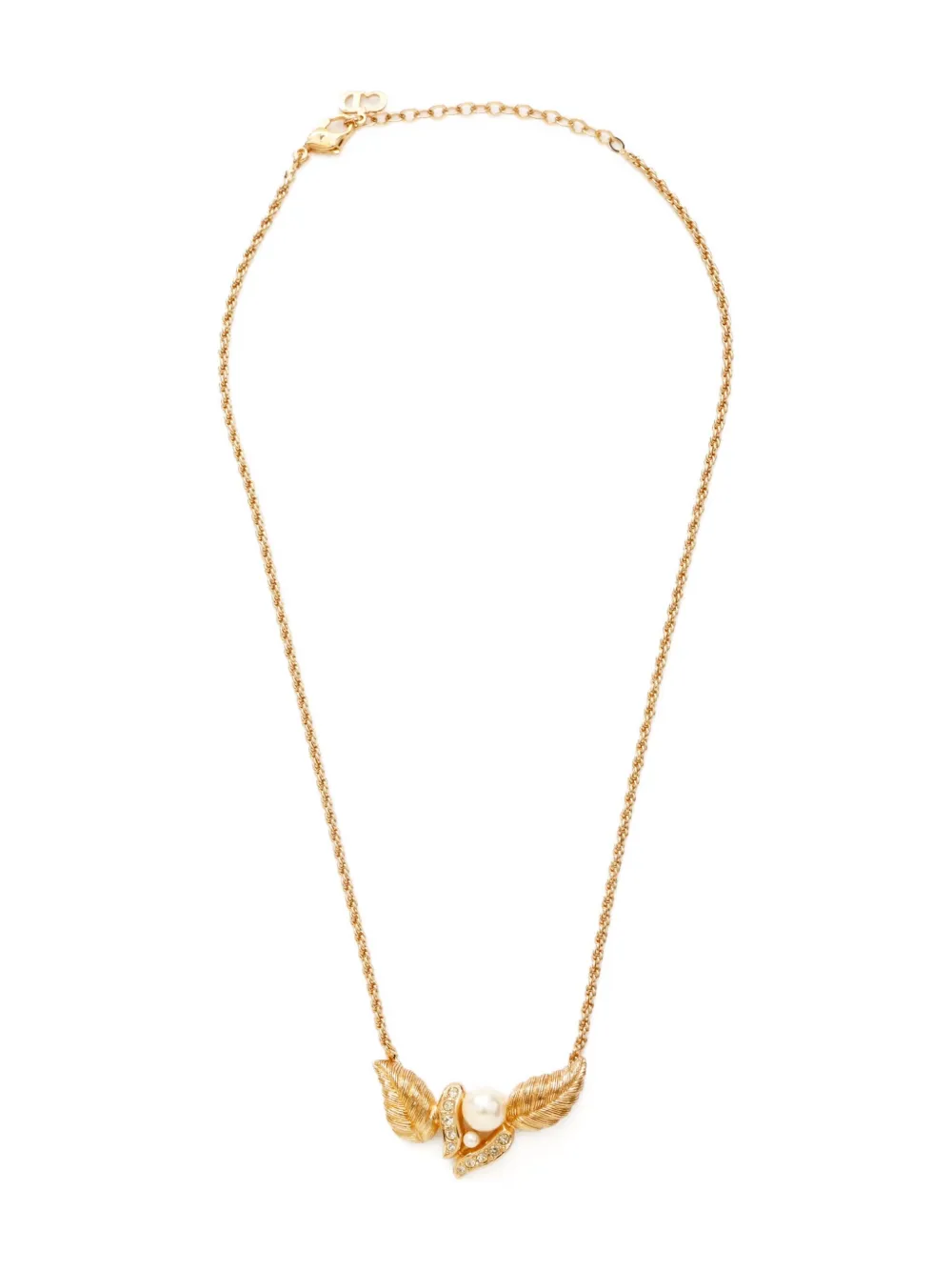 1980-1990 Leef-motif necklace