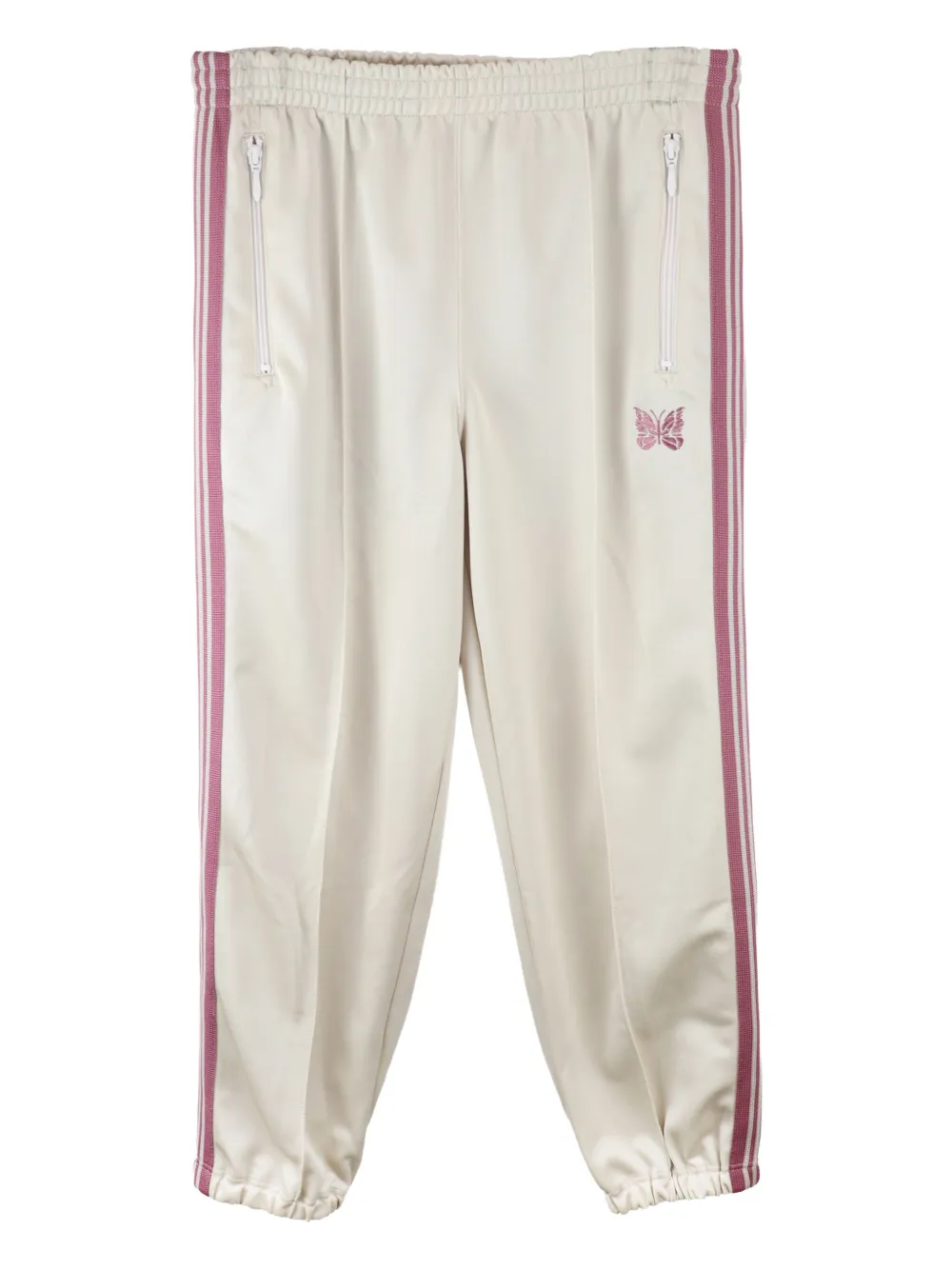 Needles Broek met zijstreep Beige
