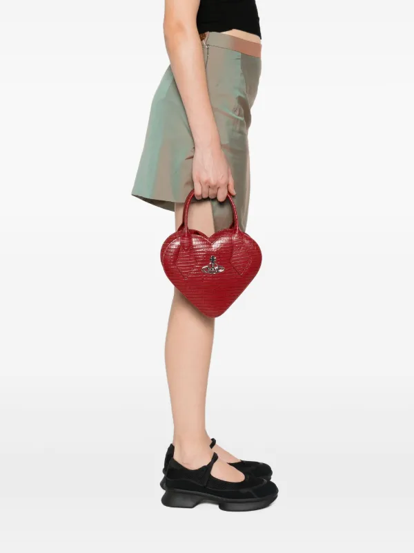 Vivienne Westwood Josephine Heart Cross Body Bag | Red