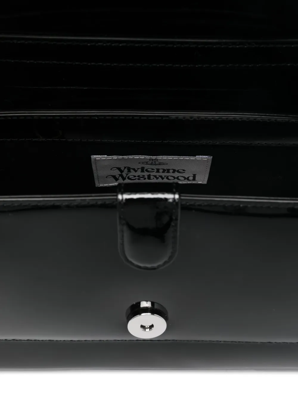 Vivienne Westwood Orb shopper met ketting Zwart