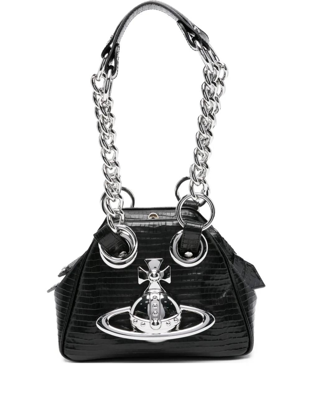 Vivienne Westwood Archive Chain ショルダーバッグ - ブラック Vivienne Westwood Archive Chain ショルダーバッグ - ブラック
