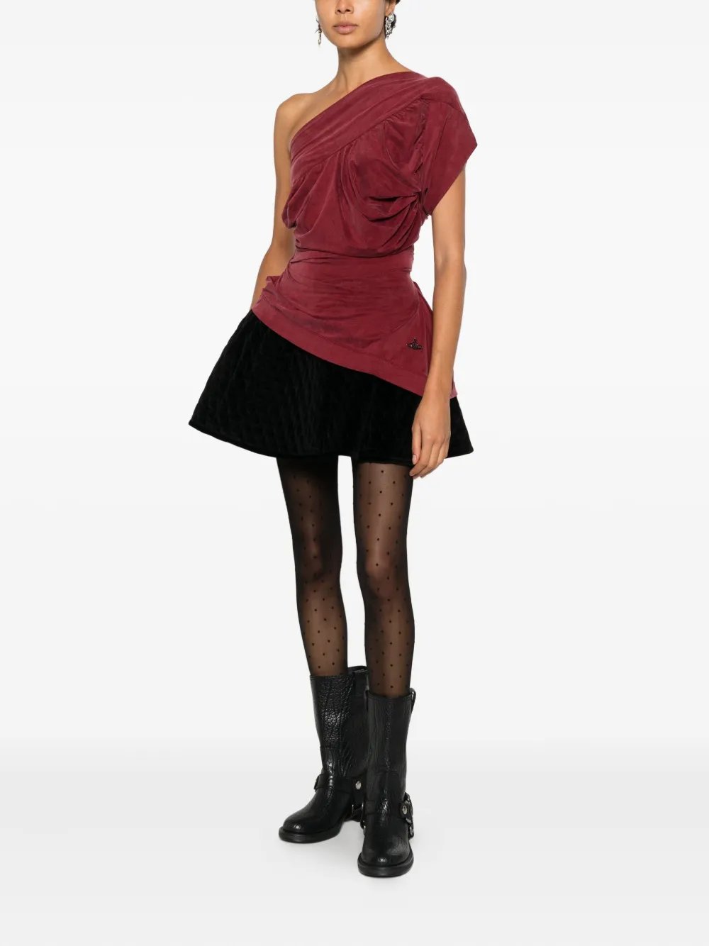 Vivienne Westwood Asymmetrische top - Rood