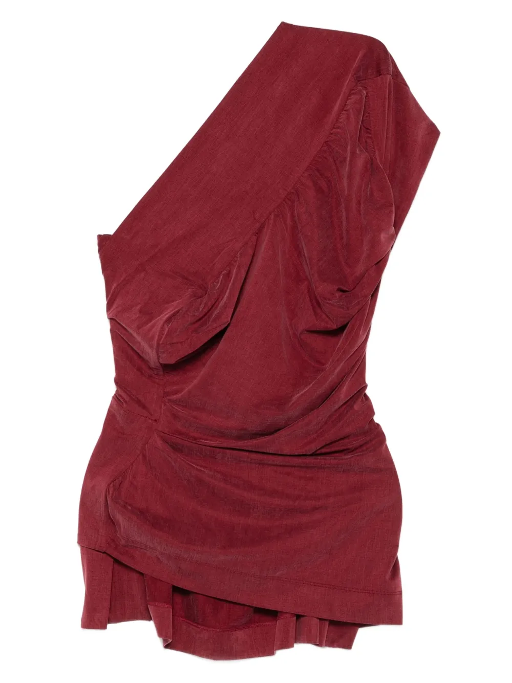 Vivienne Westwood draped one-shoulder top - Rosso