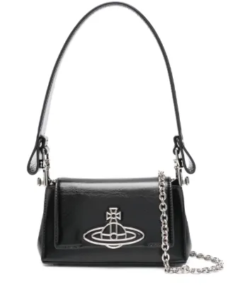 Vivienne Westwood Hazel Shoulder Bag | Black | FARFETCH OM