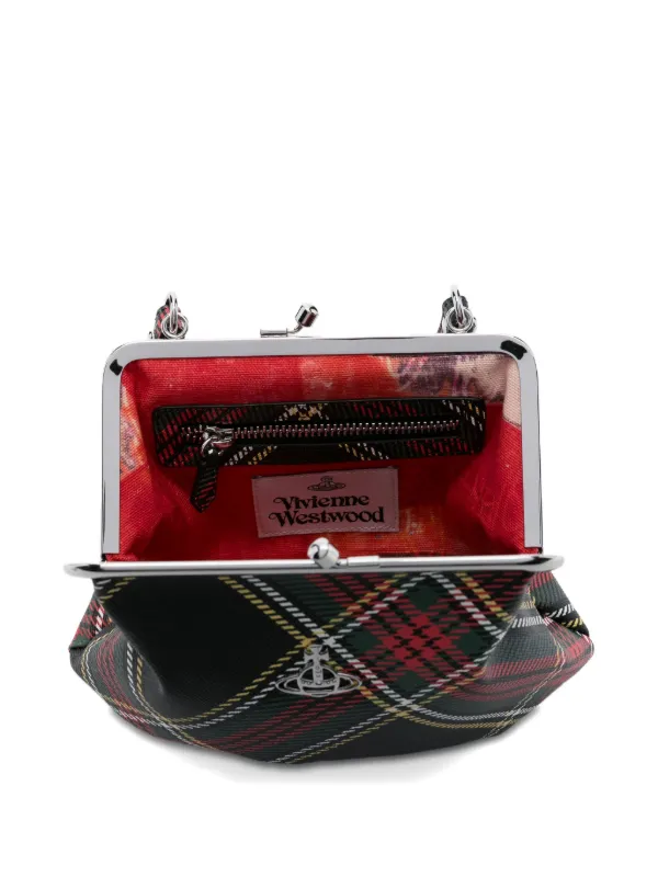 Tartan Vivienne Westwood Clutch Bag Red Vivienne Westwood Granny