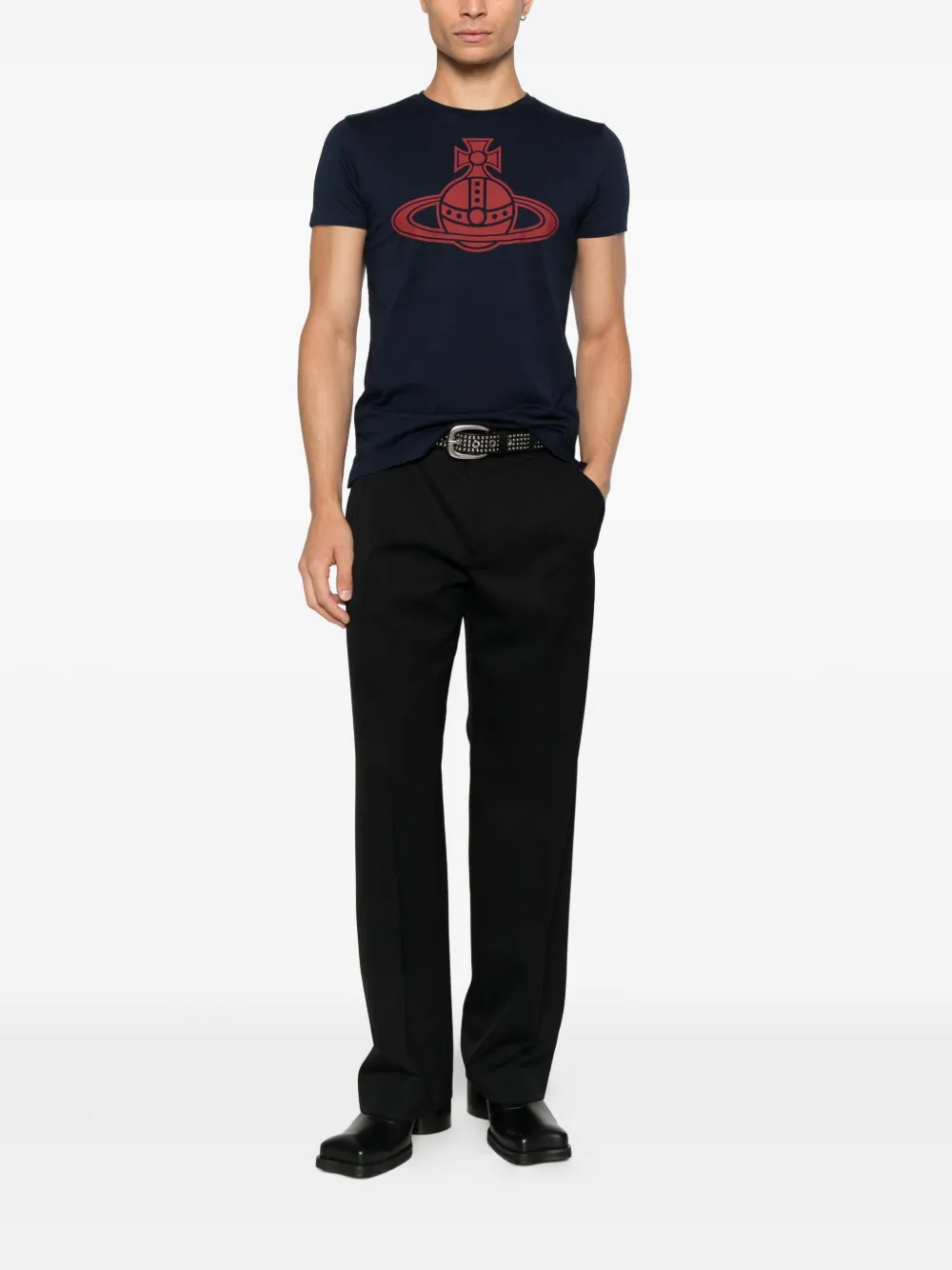 Vivienne Westwood Orb T-shirt met grafische print - Blauw