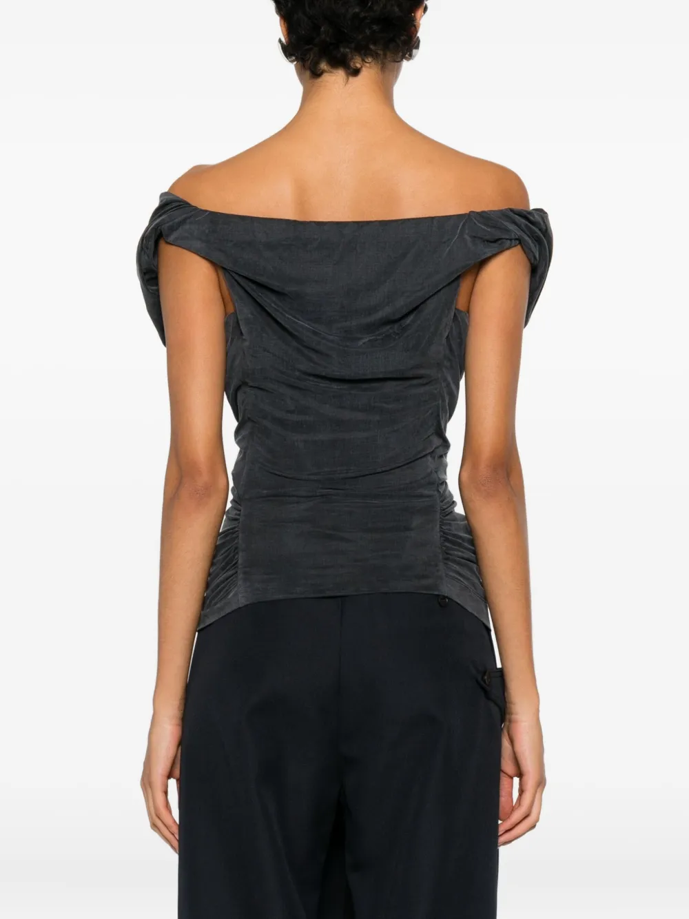 Vivienne Westwood Off-shoulder top Zwart