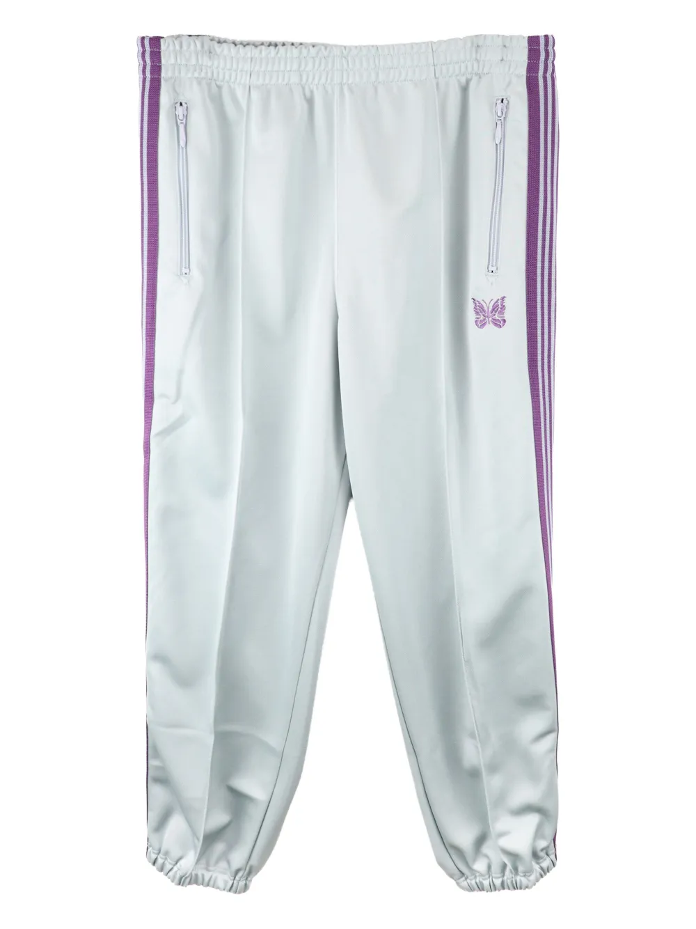 Needles side-stripe track pants Blauw