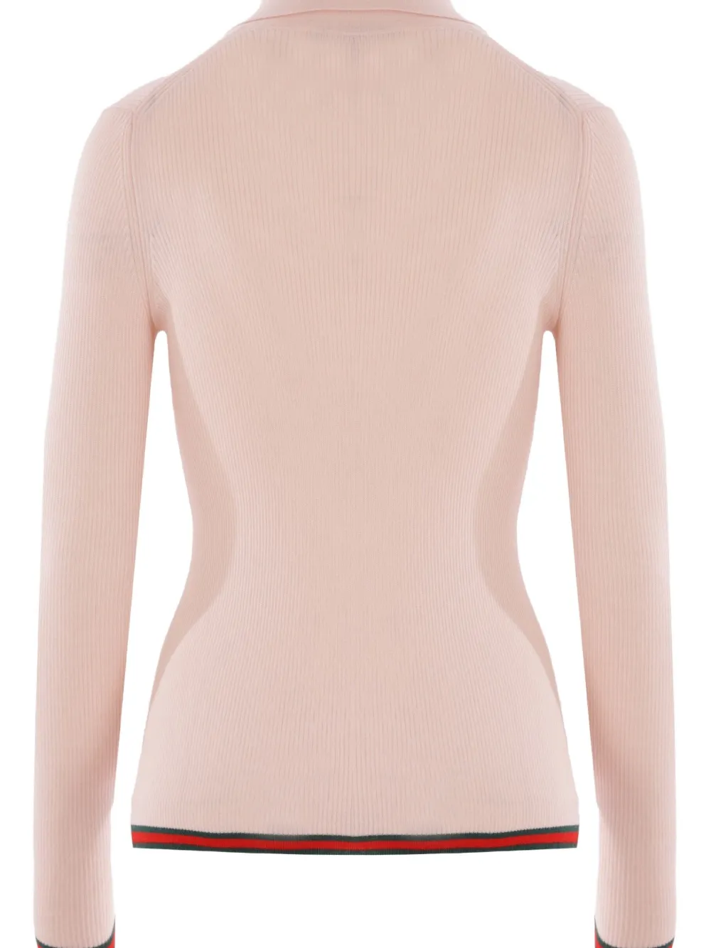 Gucci Ribgebreide trui Roze