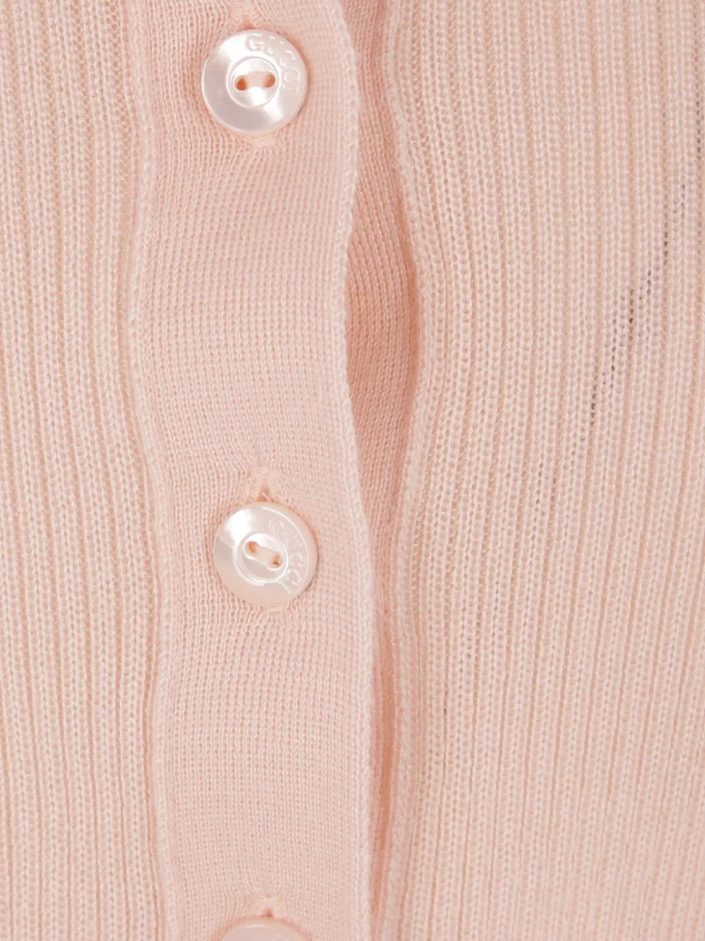 Gucci Ribgebreide trui Roze