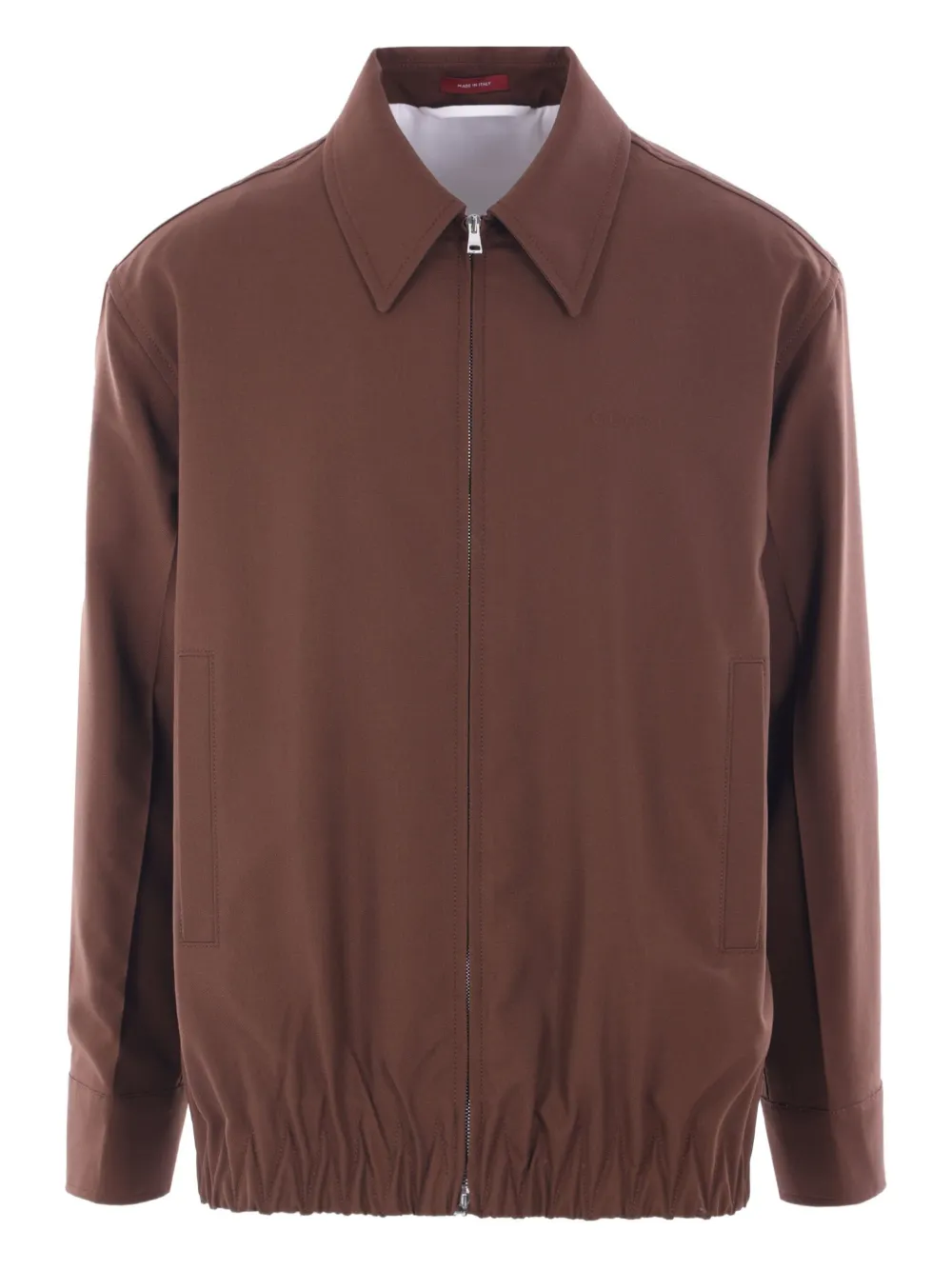 Gucci Wollen jack met reliëf Bruin