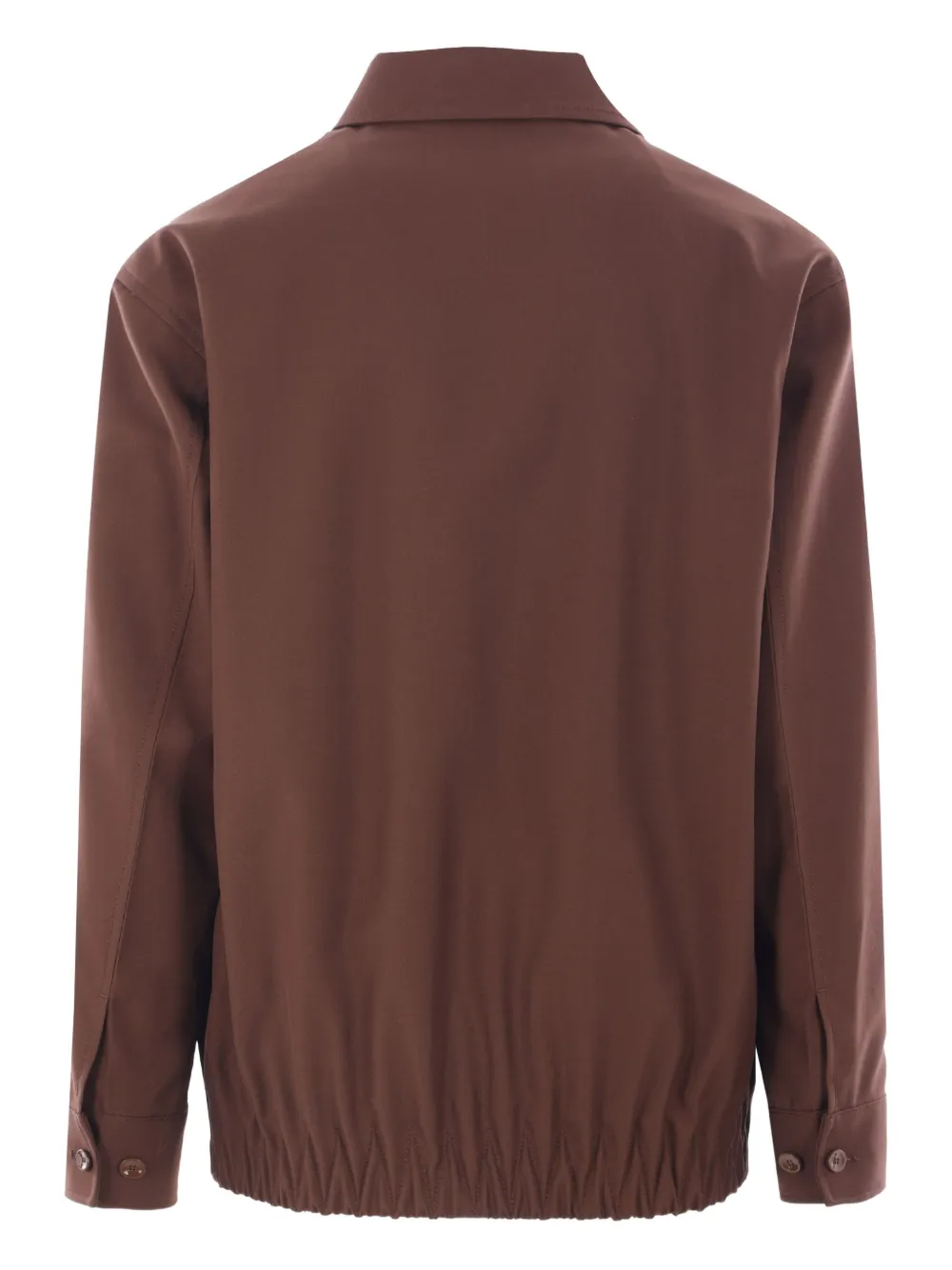 Gucci Wollen jack met reliëf Bruin