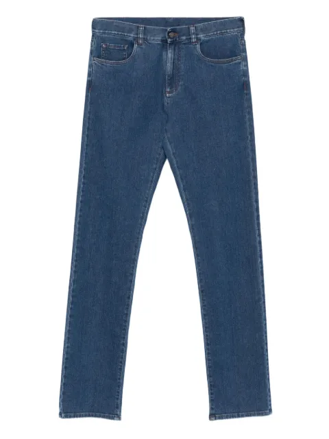 Canali cotton-blend jeans