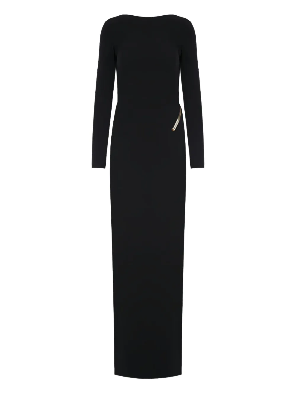 TOM FORD open-back side-zip maxi dress - Zwart