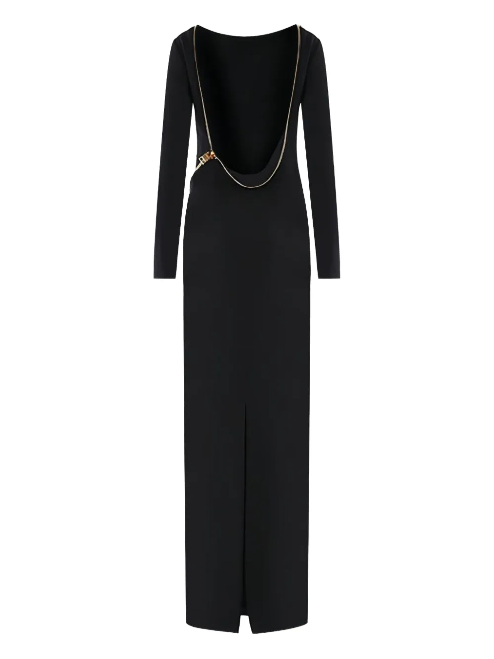 TOM FORD サイドジップ マキシドレス - ブラック TOM FORD サイドジップ マキシドレス - ブラック