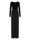 TOM FORD open-back side-zip maxi dress - Black