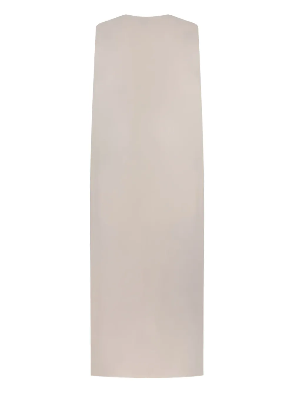 TOM FORD asymmetric drape cape dress - Beige