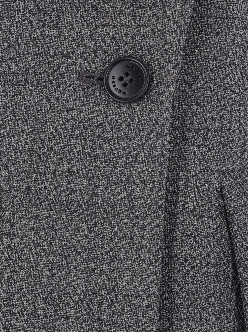 Alexander McQueen Blazer met korte mouwen Grijs