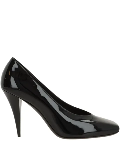 Givenchy 94mm patent-leather square-toe heeled pumps