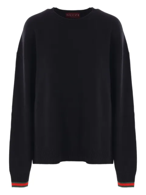 Gucci Web Stripe-trimmed sweater