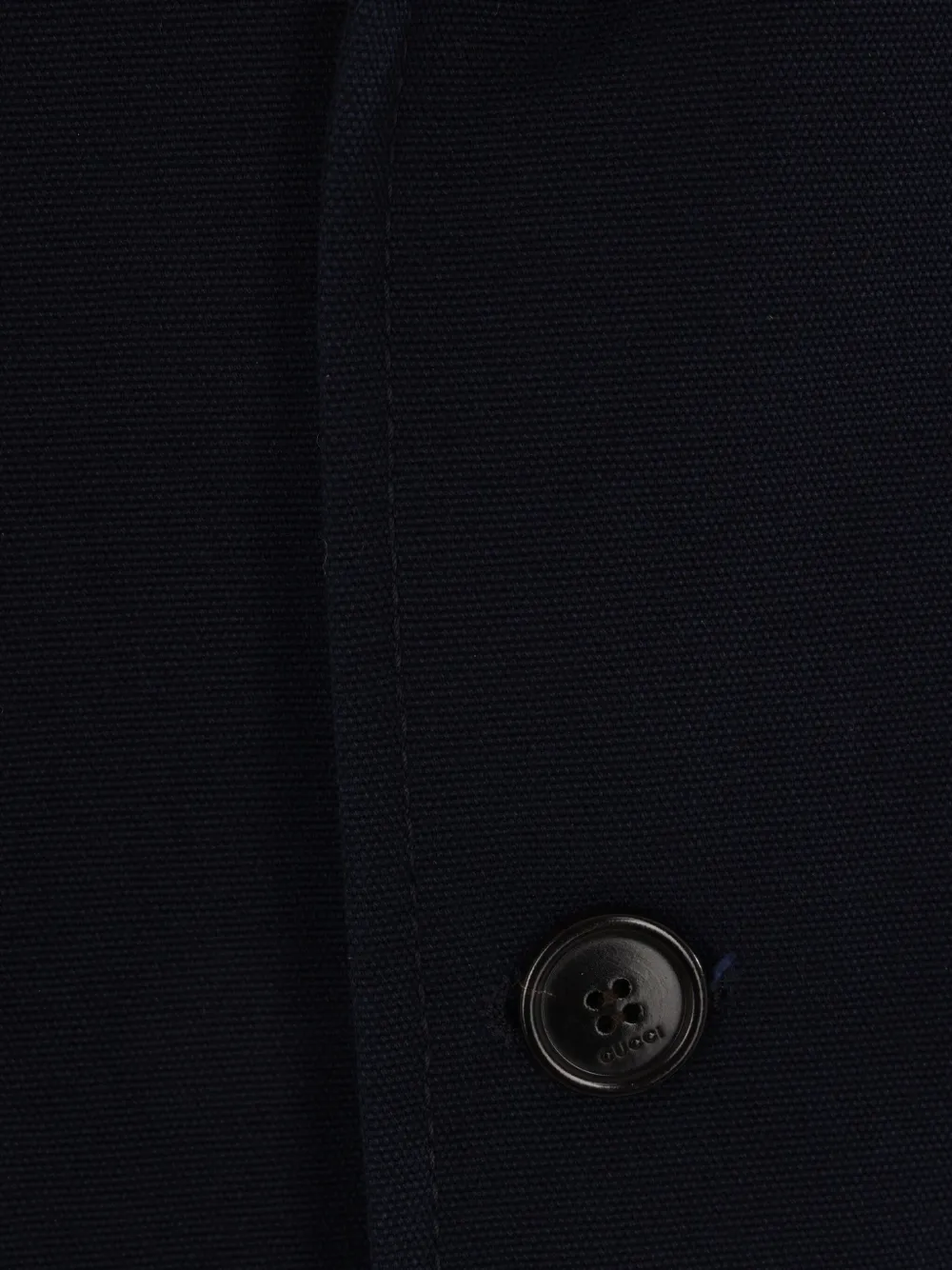 Gucci logo-plaque blazer Blauw