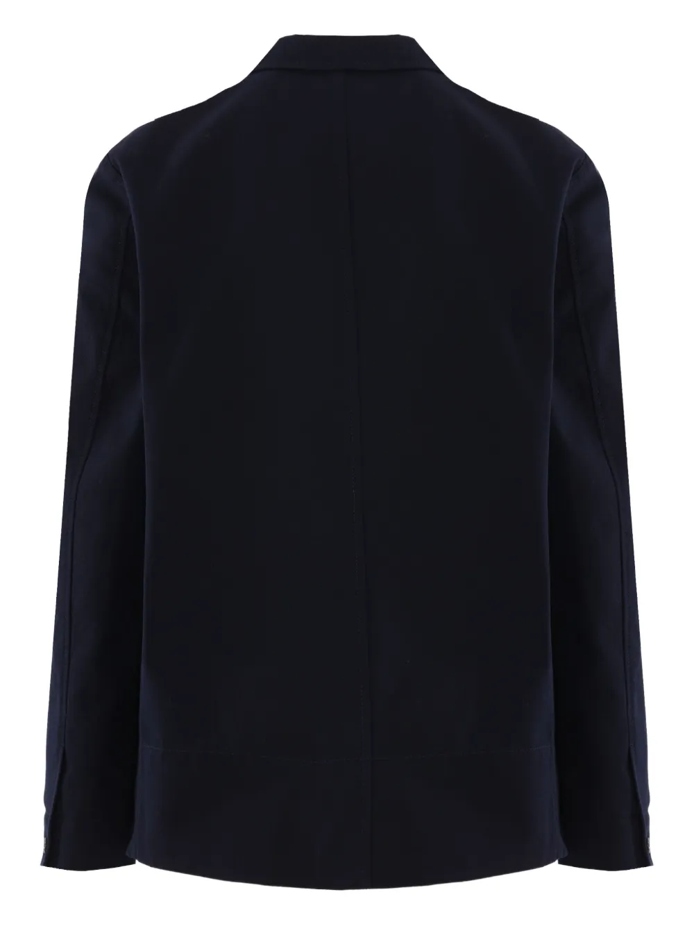 Gucci logo-plaque blazer Blauw