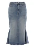 Alexander McQueen Kickback skirt - Blue