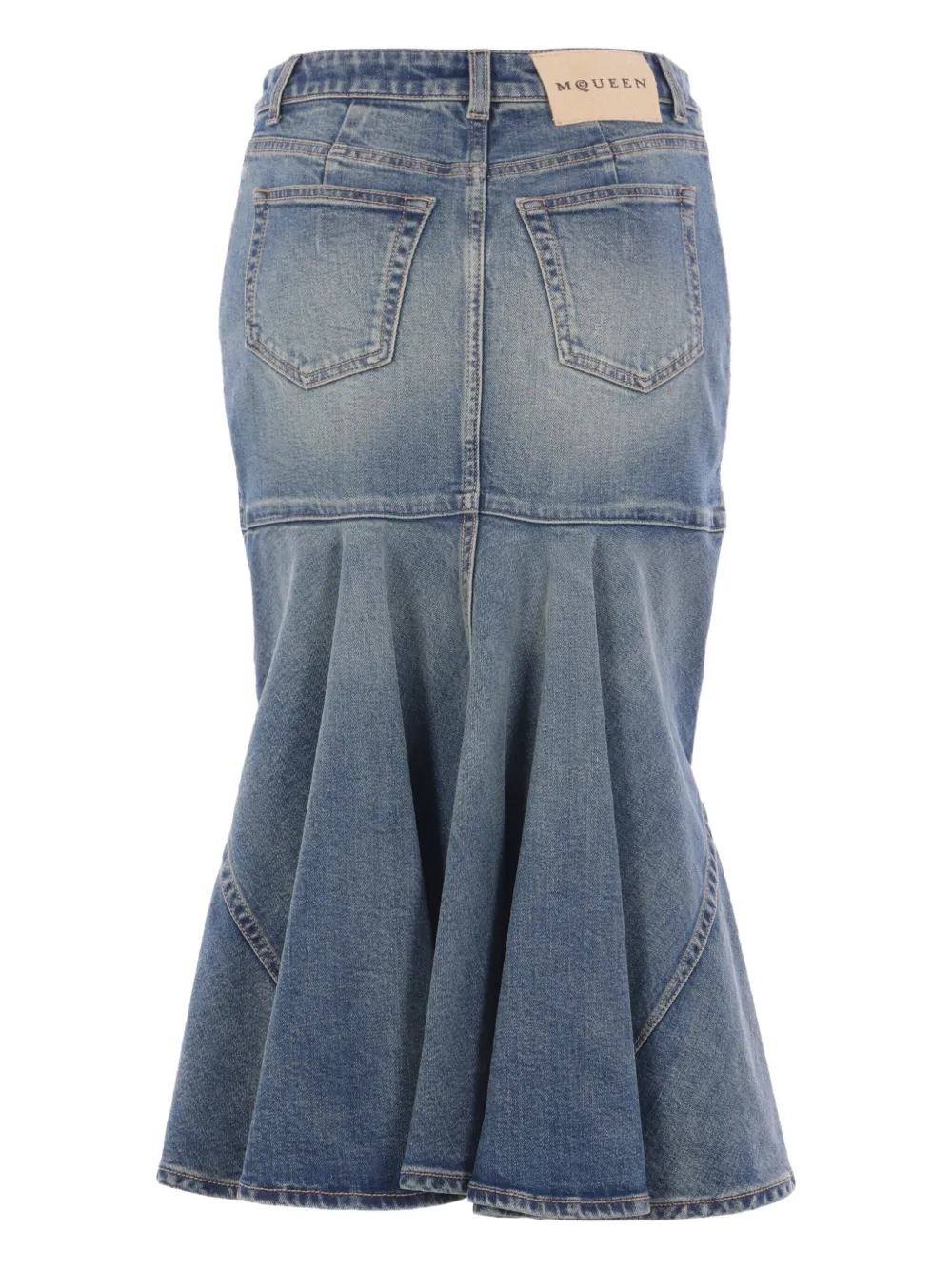 Alexander McQueen Kickback skirt | Denim Skirts | Image 2