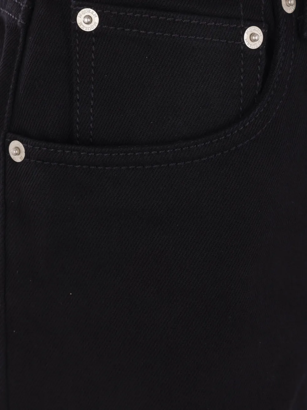 Alexander McQueen straight-leg cotton jeans Zwart