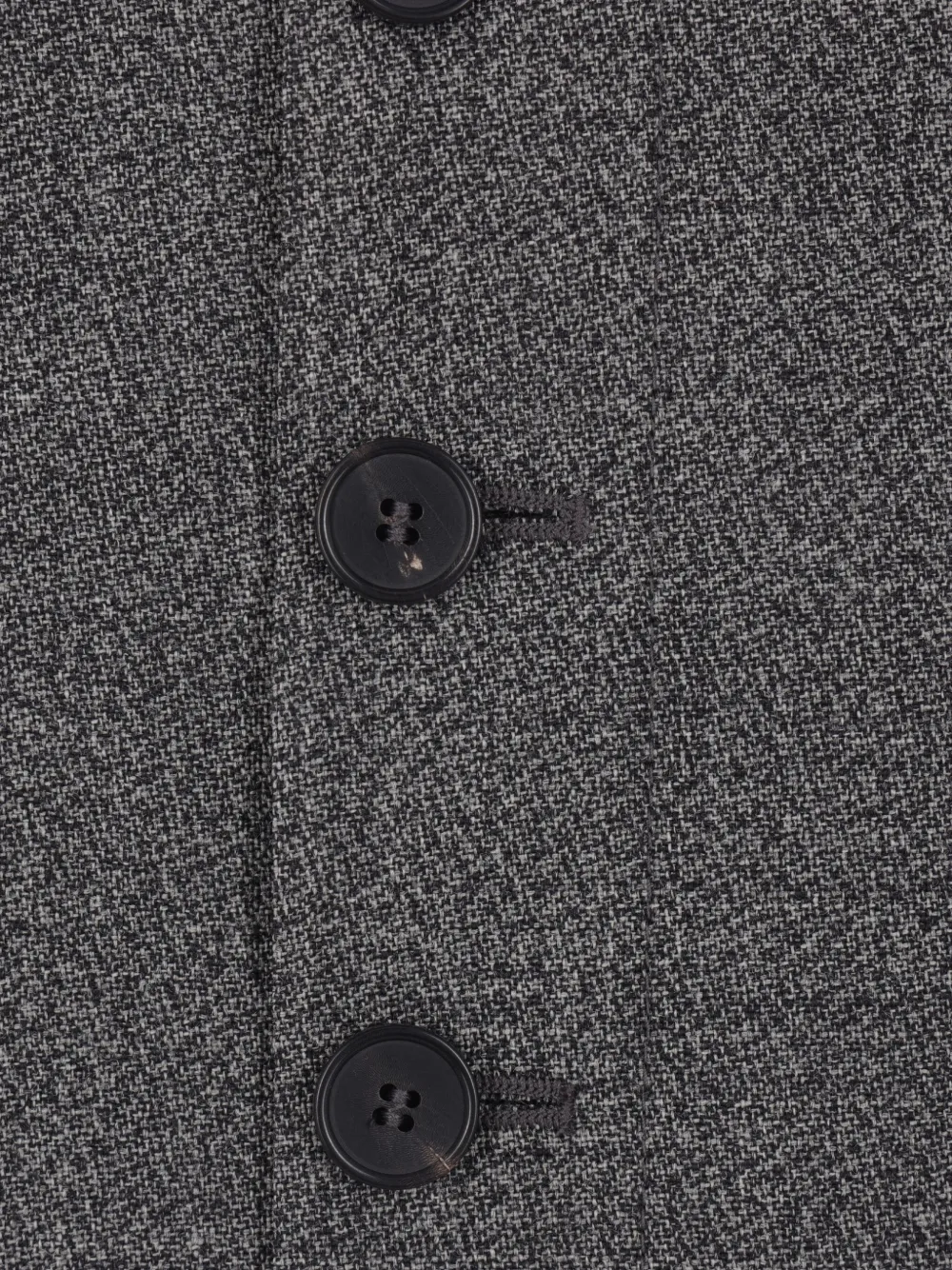 Alexander McQueen Wollen rok met knopen Grijs