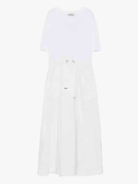 Herno drawstring midi dress