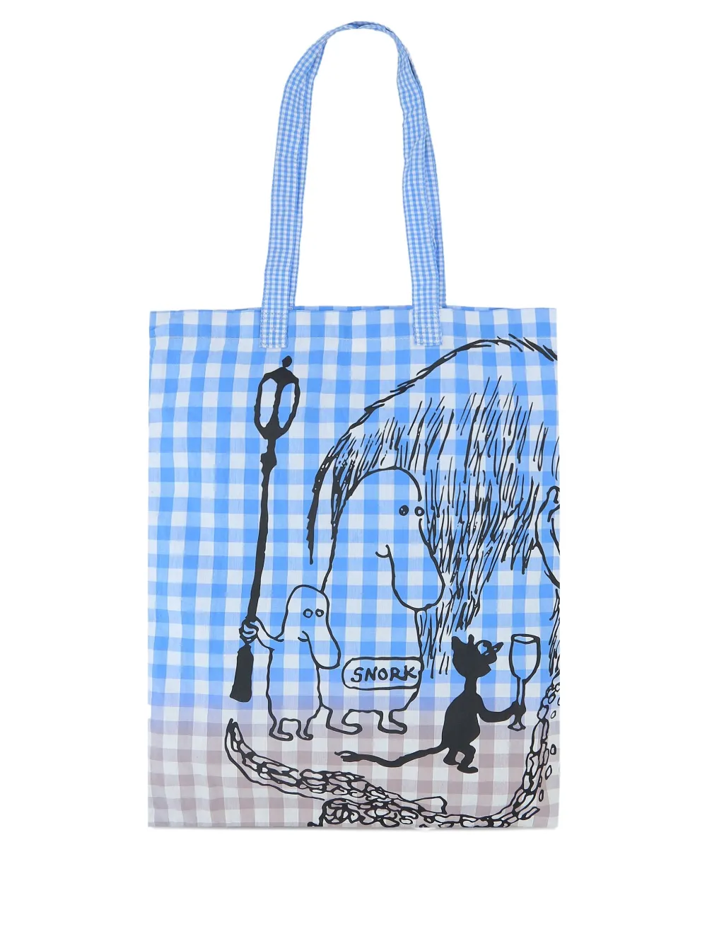 graphic-print tote bag