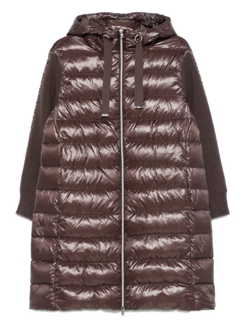 Herno hooded quilted coat