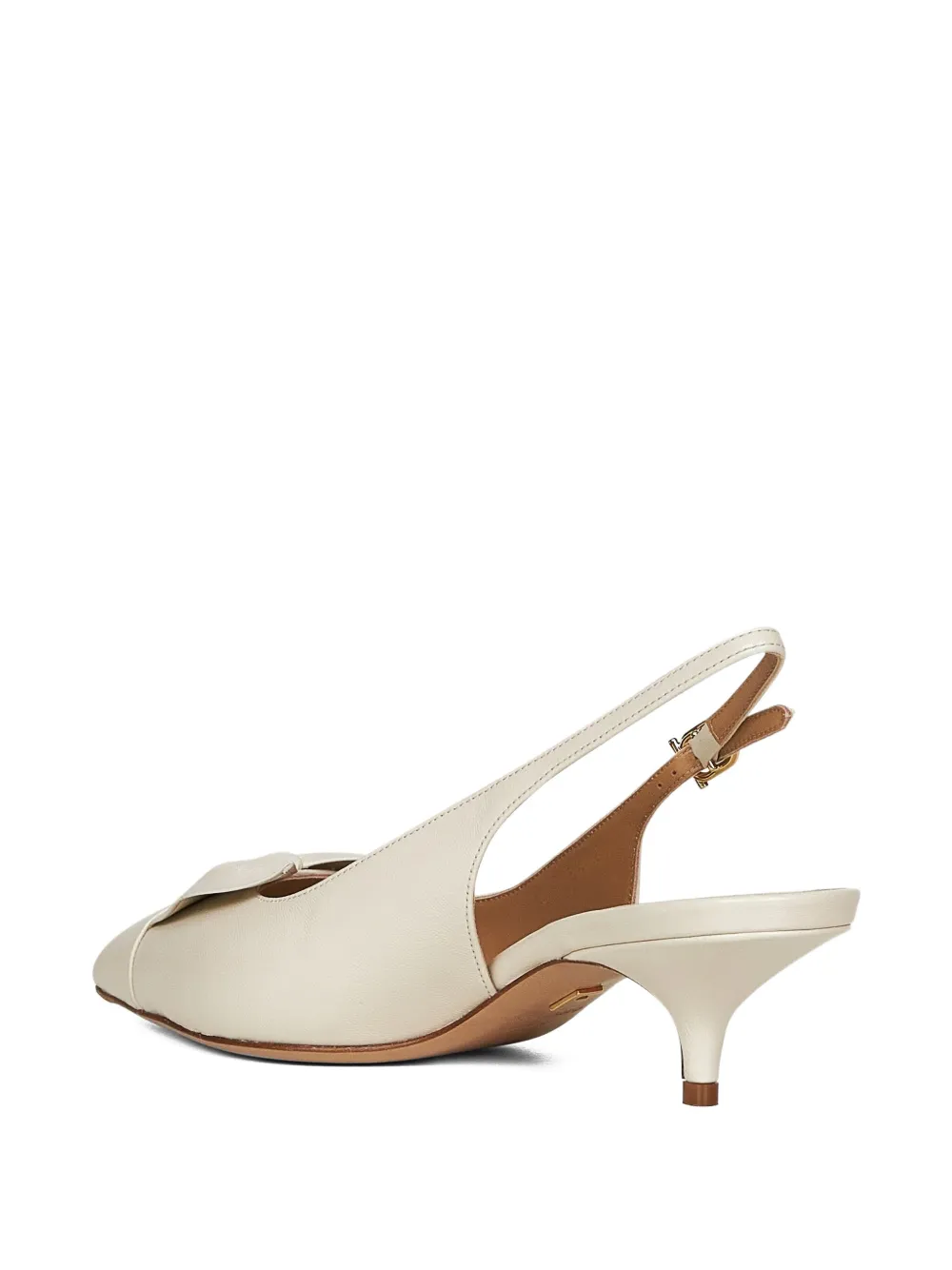 Ferragamo 40mm leather pumps White
