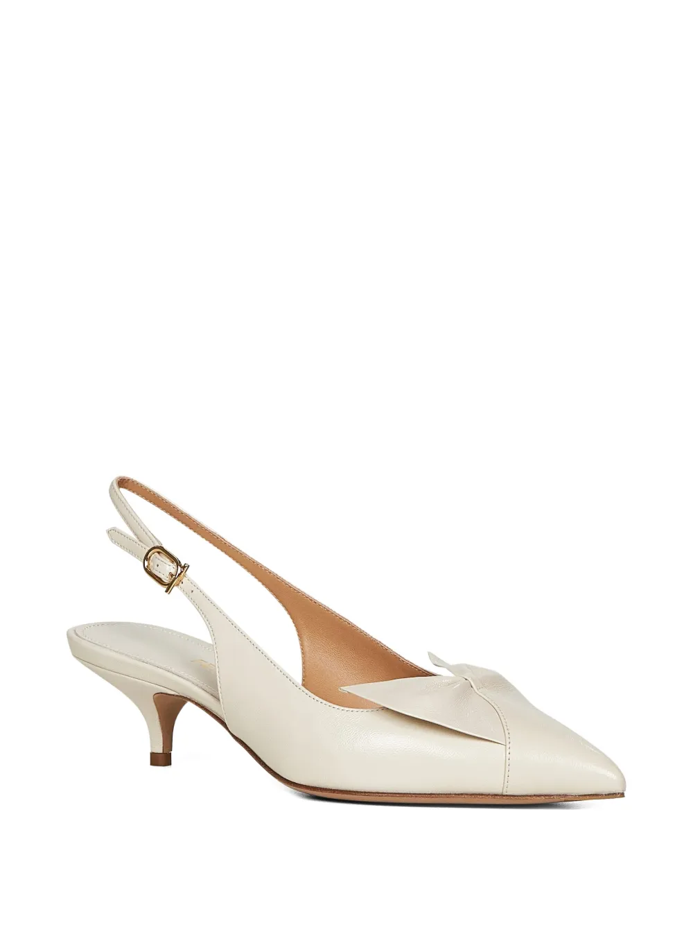 Ferragamo 40mm leather pumps White