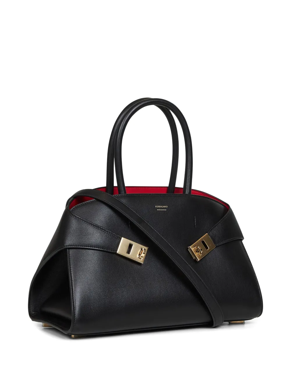 Ferragamo medium Hug tote bag Zwart
