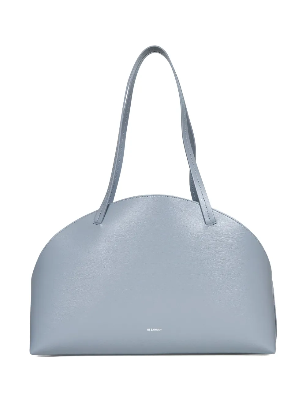 Jil Sander Leren schoudertas Blauw
