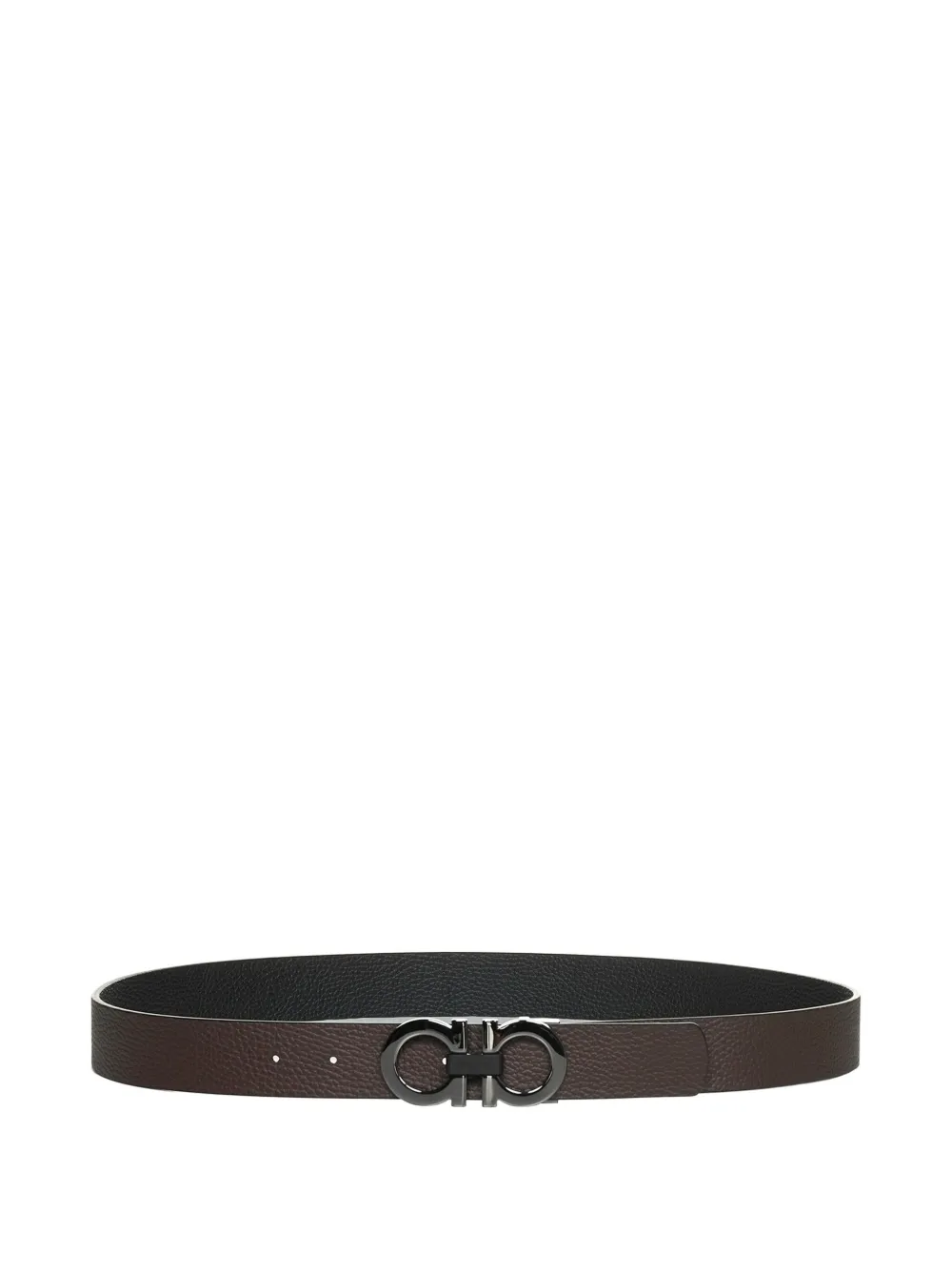 Ferragamo Gancini eather belt | Black | Image 1