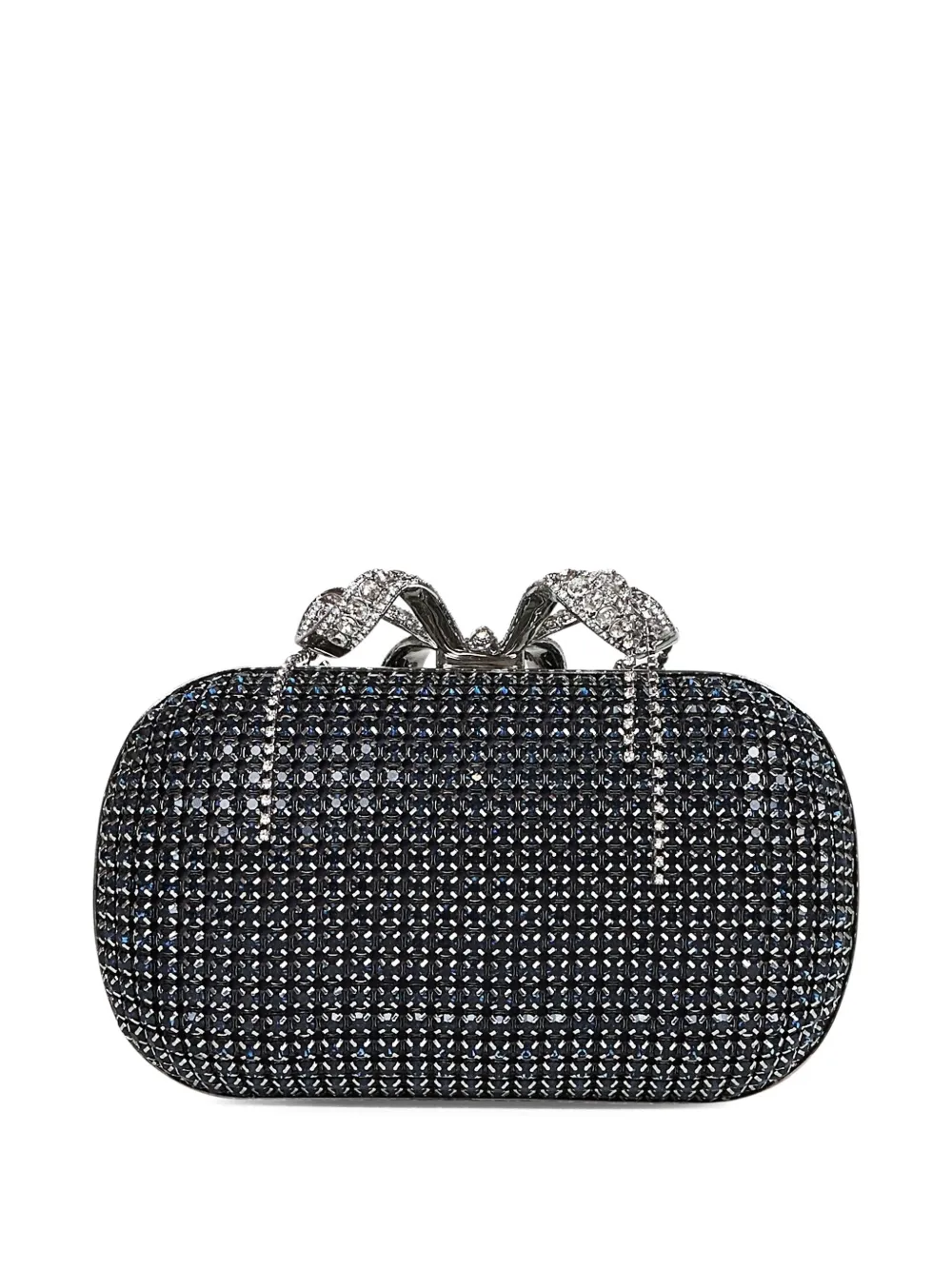 Self-Portrait Clutch verfraaid met kristallen Blauw