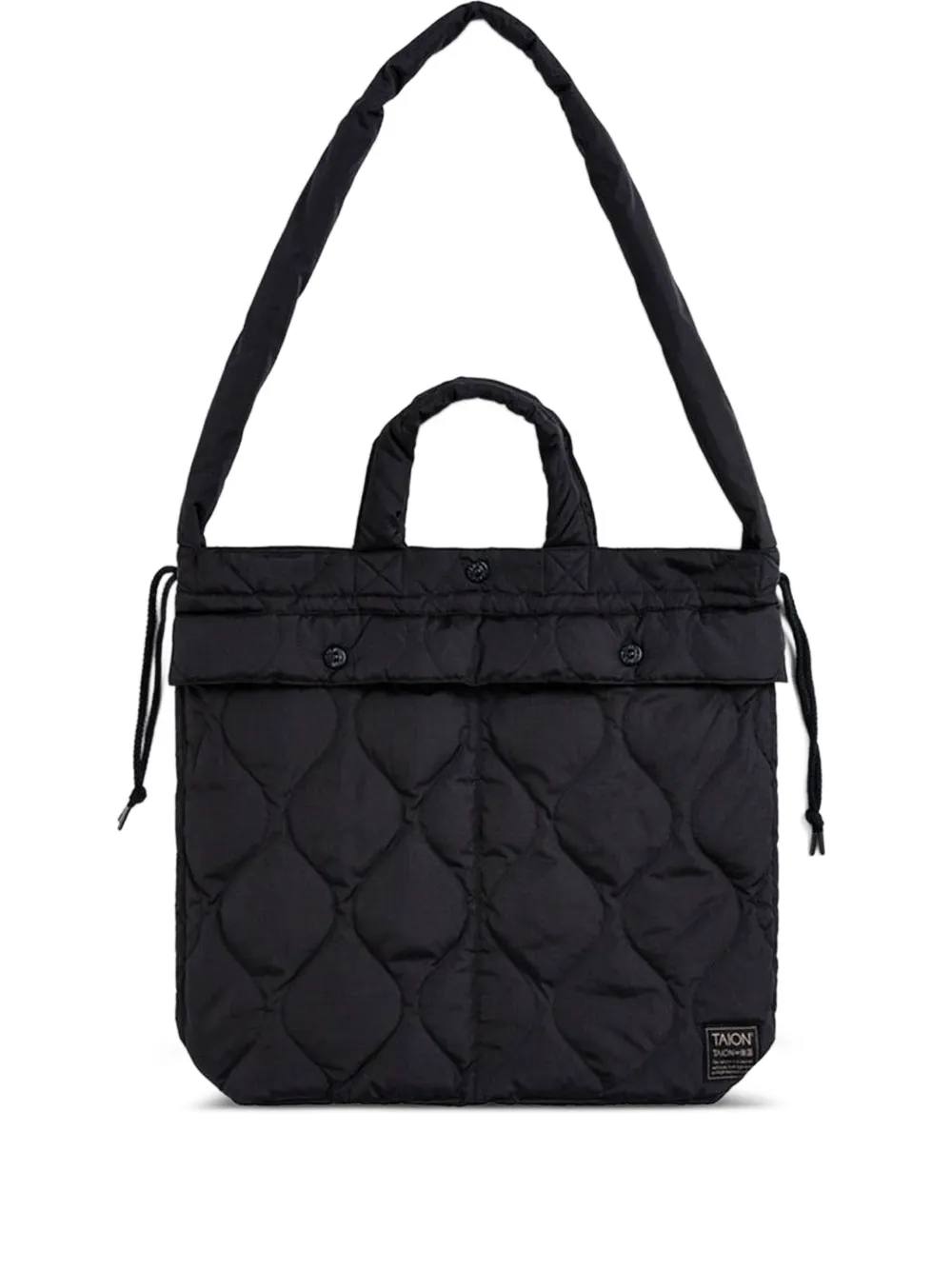 Taion quilted tote bag | Black | Image 1